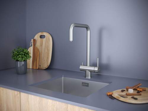 Смеситель для кухни Paulmark WETTER We213030-BS на мойку нержавеющая сталь - фото 3